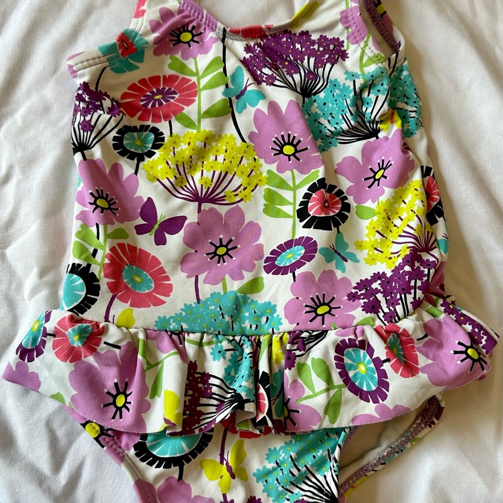 Vera Bradley baby girls floral swimsuit - Picture 2 of 5